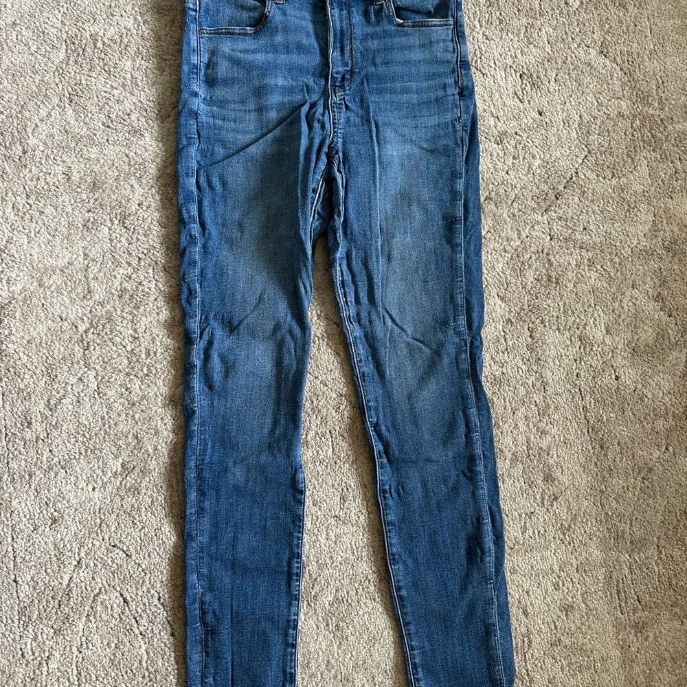 American Eagle Outfitters Blue Skinny Jeans